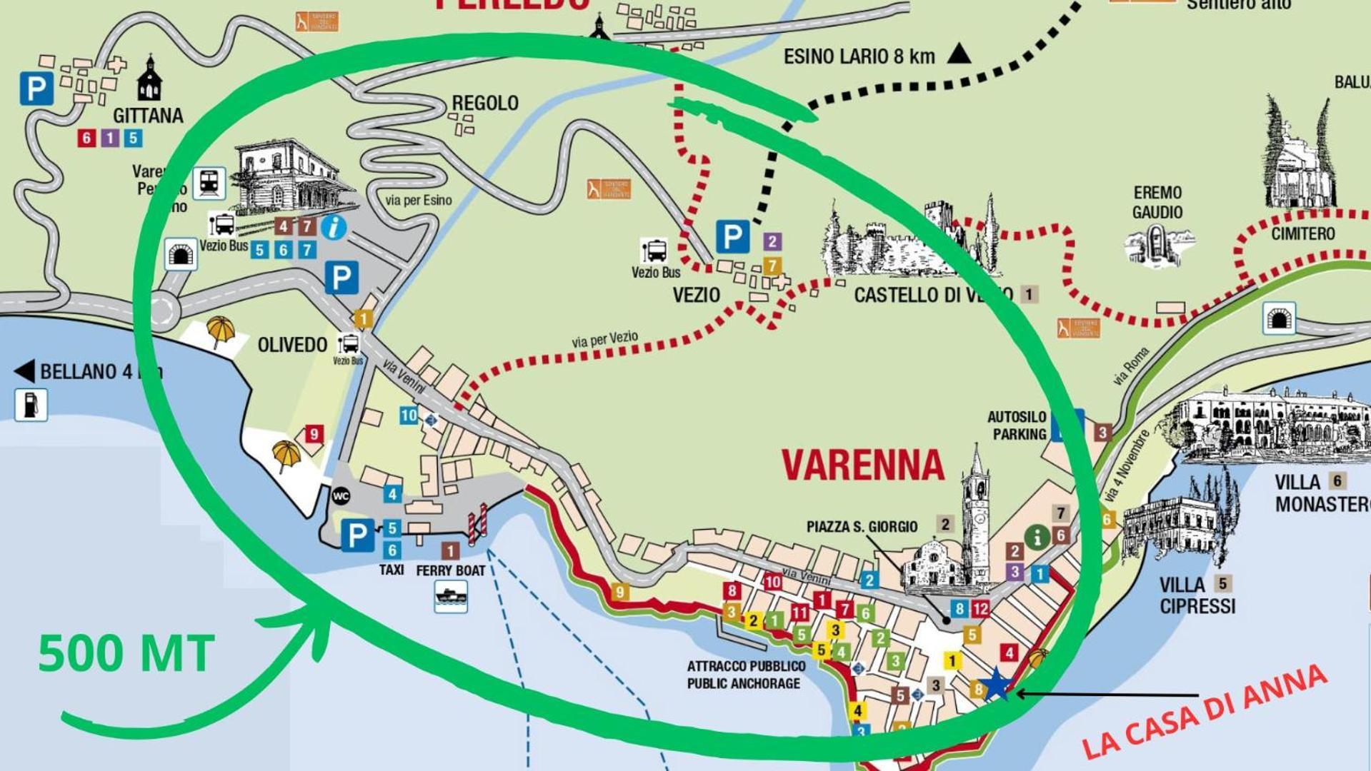 Apartmán La Casa Di Anna Varenna Exteriér fotografie